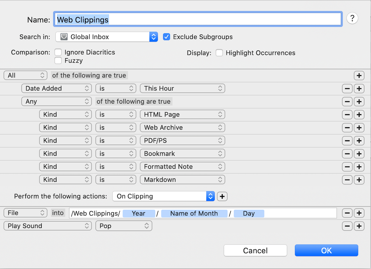 smart rule components